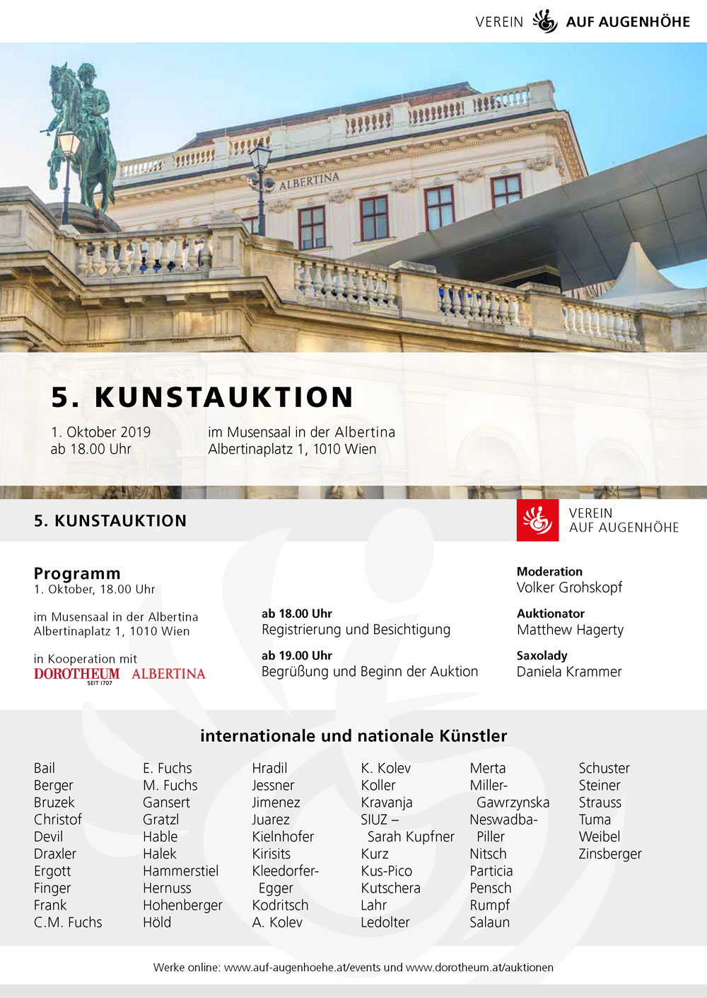 kunstauktion in der albertina